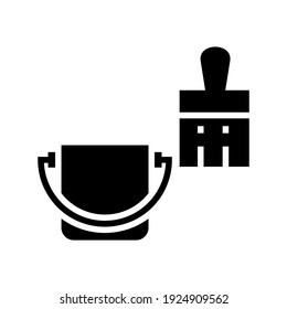 paint icon or logo isolated sign symbol vector illustration - high quality black style vector icons
