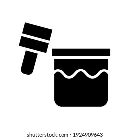 paint icon or logo isolated sign symbol vector illustration - high quality black style vector icons
