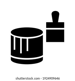 paint icon or logo isolated sign symbol vector illustration - high quality black style vector icons
