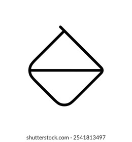 Ícone Pintar Vetor de contorno para interface do usuário da Web