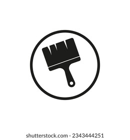 Paint icon. Paint roller icon. Paint brush icon. Vector illustration. Eps 10.