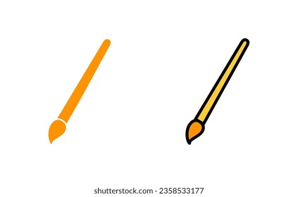 Paint icon set for web and mobile app. paint brush sign and symbol. paint roller icon vector