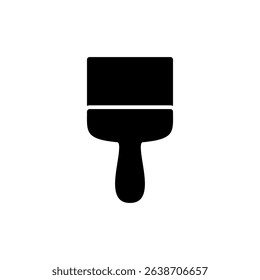 Paint icon symbol for apps and websites. paint brush sign and symbol. paint roller icon vector
