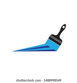 Paint icon symbol logo template

