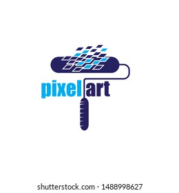 Paint icon symbol logo template

