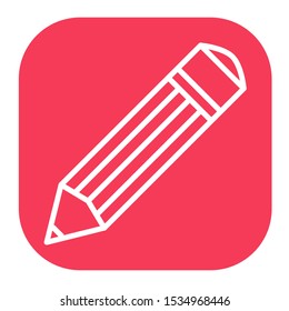 Paint icon in trendy flat style isolated. Vector illustration. 