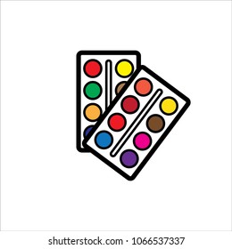 paint icon vector