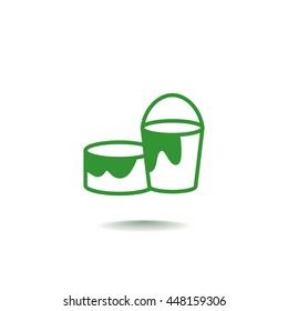 Paint Icon Vector. 