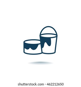 Paint Icon Vector. 