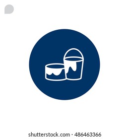 Paint Icon Vector. 