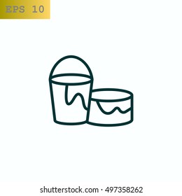 Paint Icon Vector.