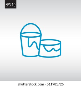Paint Icon Vector.