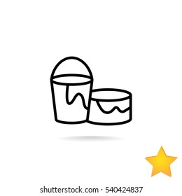 Paint Icon Vector.