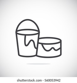 Paint Icon Vector.