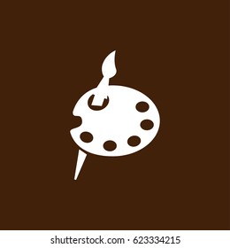 paint icon, vector best flat icon, EPS