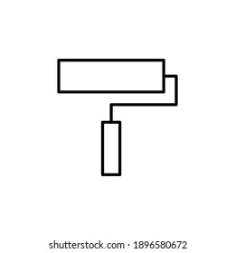 Paint icon vector. paint brush icon vector. paint roller icon vector