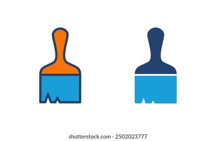 Paint icon vector. paint brush icon vector. paint roller icon vector