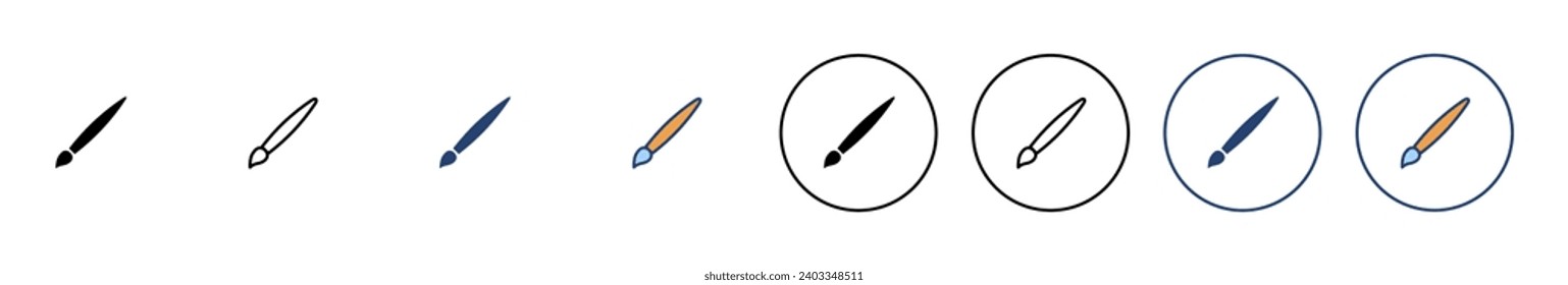 Paint icon vector. paint brush sign and symbol. paint roller icon vector