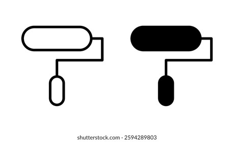 Paint icon vector. paint brush sign and symbol. paint roller icon vector