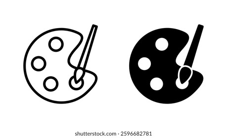 Paint icon vector. paint brush sign and symbol. paint roller icon vector