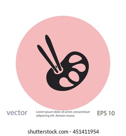 Paint icon, vector illustration