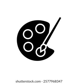 Paint icon vector illustration. paint brush sign and symbol. paint roller icon vector