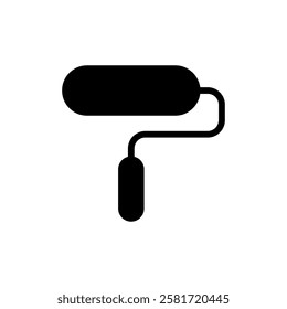 Paint icon vector illustration. paint brush sign and symbol. paint roller icon vector