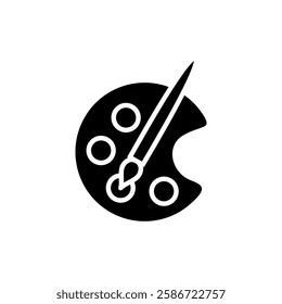 Paint icon vector illustration. paint brush sign and symbol. paint roller icon vector