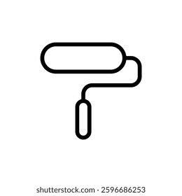 Paint icon vector illustration. paint brush sign and symbol. paint roller icon vector