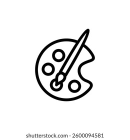 Paint icon vector illustration. paint brush sign and symbol. paint roller icon vector