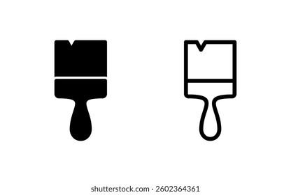 Paint icon vector illustration. paint brush sign and symbol. paint roller icon vector