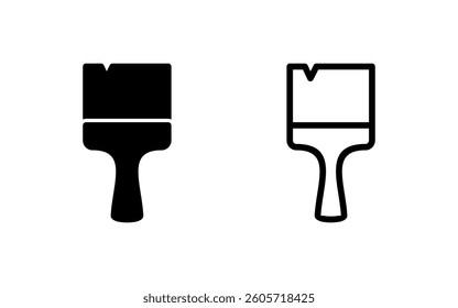 Paint icon vector illustration. paint brush sign and symbol. paint roller icon vector