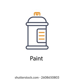 Paint icon vector stock illustration