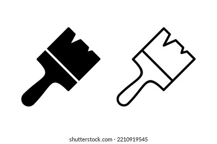 Paint icon vector for web and mobile app. paint brush sign and symbol. paint roller icon vector