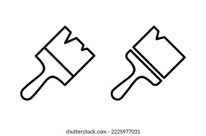 Paint icon vector for web and mobile app. paint brush sign and symbol. paint roller icon vector