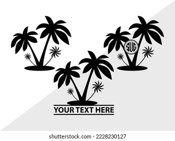 Paint Icons Set Monogram Printable Vector Illustration