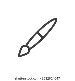 Paint icons Simple outline vector logo