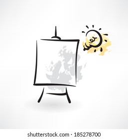 paint idea grunge icon