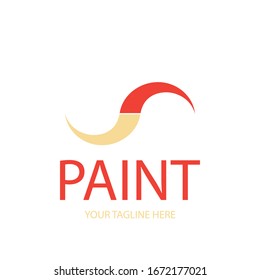 paint illustration logo vector design