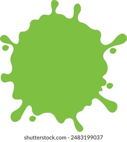 Paint Ink Splash Shape Colorful