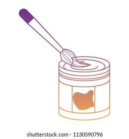 paint jar and brush icon