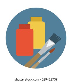
Paint Jar Colored Vector Illustration
