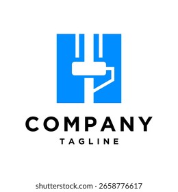 Logo-Design Paint Letter H