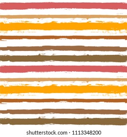 paint line Seamless pattern. vector striped autumn graphic background. ink brush strokes. grunge stripes, trendy male paintbrush stripes. funky texture lines backdrop 