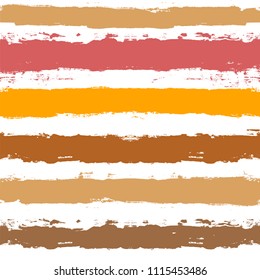paint line Seamless pattern. vector striped autumn graphic background. ink brush strokes. grunge stripes, trendy male paintbrush stripes. funky texture lines backdrop 