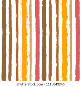 paint line Seamless pattern. vector striped autumn graphic background. ink brush strokes. grunge stripes, trendy male paintbrush stripes. funky texture lines backdrop 