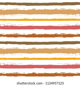 paint line Seamless pattern. vector striped autumn graphic background. ink brush strokes. grunge stripes, trendy male paintbrush stripes. funky texture lines backdrop 