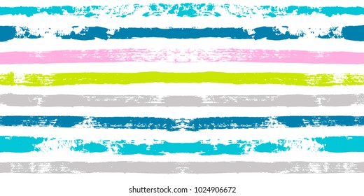 Paint Lines Seamless pattern. vector striped summer background. ink brush strokes. sailor stripes for male polo or T-shirt Modern trendy hipster paintbrush line. spring stripes backdrop 