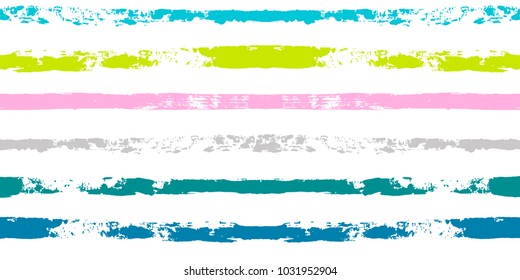 Paint Lines Seamless pattern. vector striped summer background. ink brush strokes. sailor stripes for male polo or T-shirt Modern trendy hipster paintbrush line. spring stripes backdrop 