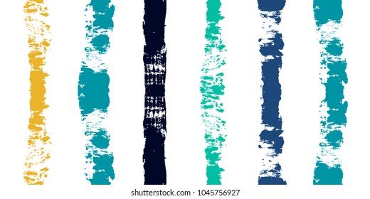 Paint Lines Seamless pattern. vector striped summer background. ink brush strokes. sailor stripes for male polo or T-shirt Modern trendy hipster paintbrush line. spring stripes backdrop